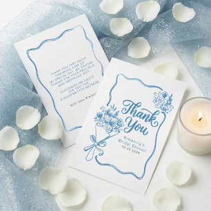 Frisch vom Markt Brautparty-Dankeskarten Dankeskarte