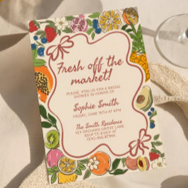 Frisch vom Markt: Einladung zur Bridal Shower Feie