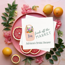 FRISCH VOM MARKT Süße benutzerdefinierte Bridal Sh