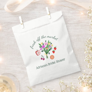 FRISCH VOM MARKT Süße individuelle Bridal Shower Geschenktütchen