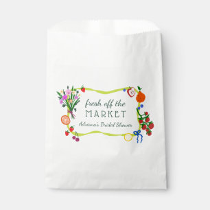 FRISCH VOM MARKT Süße individuelle Bridal Shower Geschenktütchen