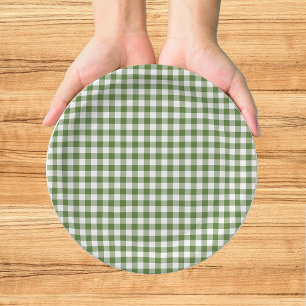 Frisch vom Markt Whimsical Grüne Hochzeitsdusche Pappteller