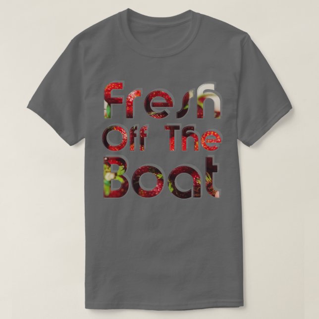 Frisch vom Schiff T-Shirt (Design vorne)