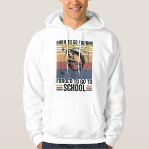 Frischbarsch Fische Fischer Kinder Geboren gehen Hoodie