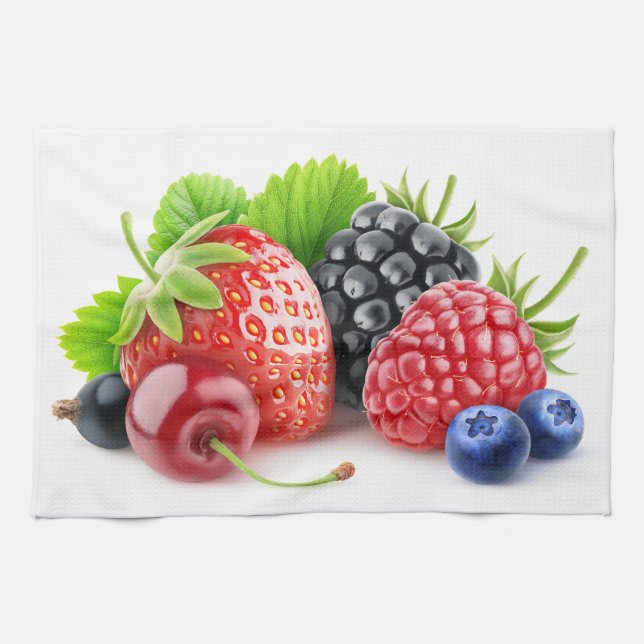Frischbeeren Geschirrtuch (Horizontal)