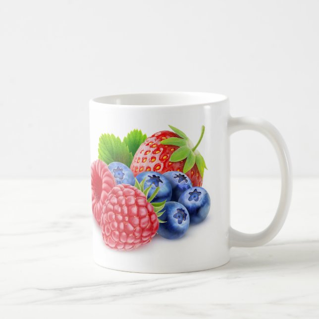 Frischbeeren Kaffeetasse (Rechts)