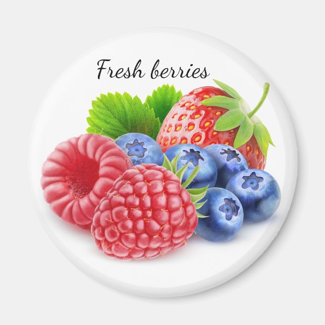 Frischbeeren Magnet (Vorne)