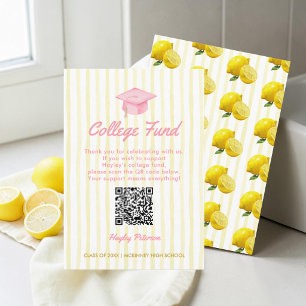 Frische Absolventen-Limonaden-Abschlussfeier Hochs Begleitkarte