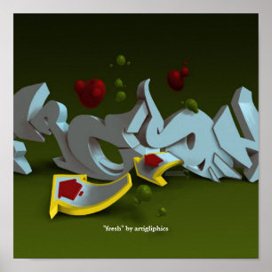"FRISCHE" Angabe Poster