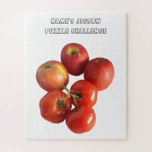 Frische Äpfel und Tomaten Puzzle