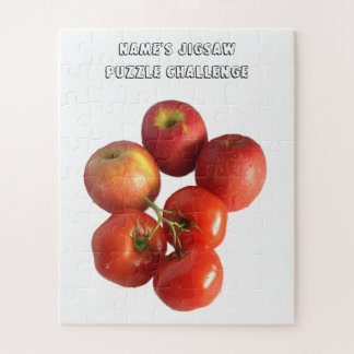 Frische Äpfel und Tomaten Puzzle