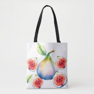 Frische Aquarellfärbung mit weichem Weiß Tasche
