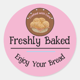 Frische Aufkleber für Bäckereien