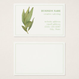 FRISCHE BAY BLÄTTER Euro Business Card