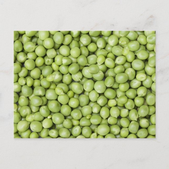Frische Bio Erbsen 2 Postkarte (Vorderseite)