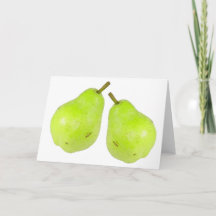 Frische Birne, grün, saftig und süß