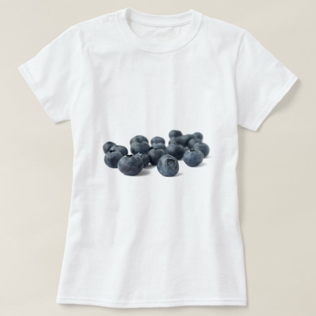 Frische Blaubeeren T-Shirt (Design vorne)