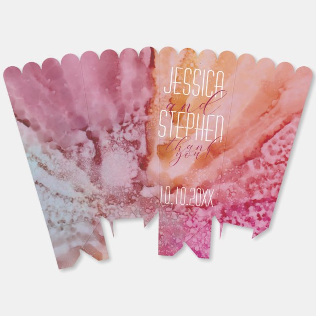 Frische Blume Lining Gefälligkeitsboxen Geschenkschachtel (Ungeklappt)