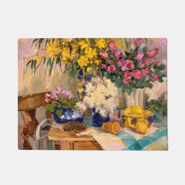 Frische Blumen II Fußmatte (Vorderseite)