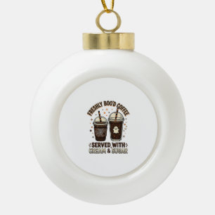 Frische Blut-Kaffee-Halloween-Geister-Tasse Keramik Kugel-Ornament