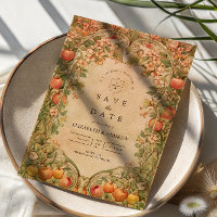 Frische botanische Hochzeit im Obstgarten