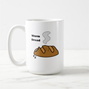 Frische Brot Süße Bäckerei Illustration   Brotlieb Kaffeetasse