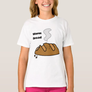 Frische Brot Süße Bäckerei Illustration Brotlieb T-Shirt