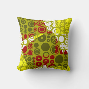 Frische bunte Retro-Muster Abstract Art - Kissen