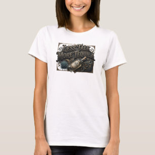 Frische Bunte WENIGER REDEN MEHR TEQUILA Zitat-Shi T-Shirt