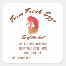 Frische Eier Aquarellkarton