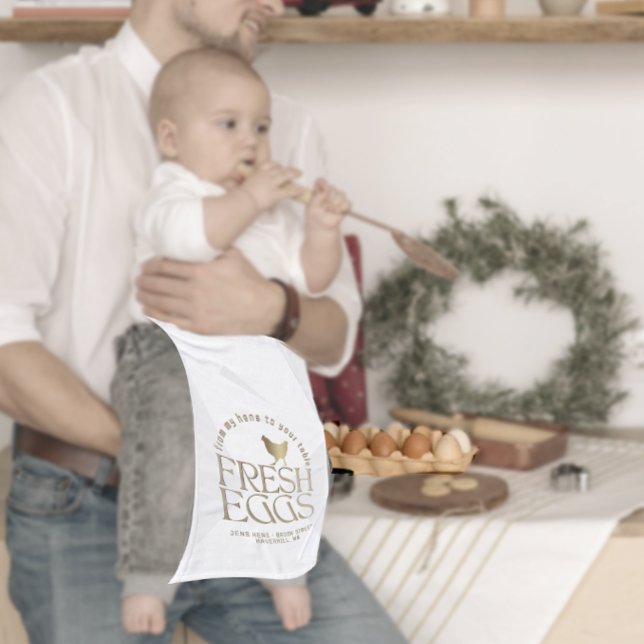 Frische Eier Gold Hen Chicken Market Handtuch (Von Creator hochgeladen)