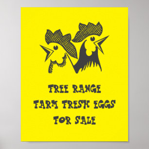 Frische Eier Poster