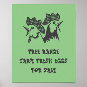 Frische Eier Poster