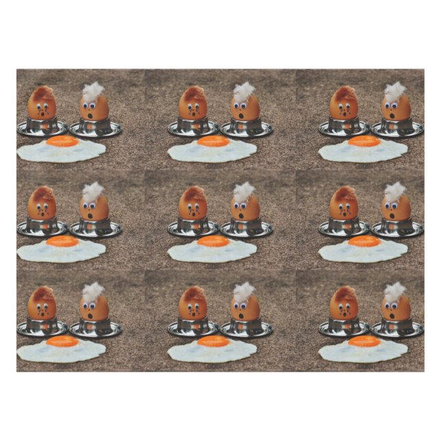 Frische Eier Tischdecke (Vorderseite (Horizontal))