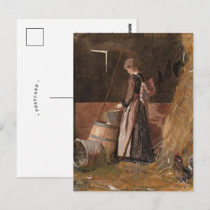 Frische Eier   Winslow Homer Postkarte