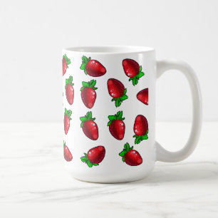 Frische Erdbeeren Kaffeetasse