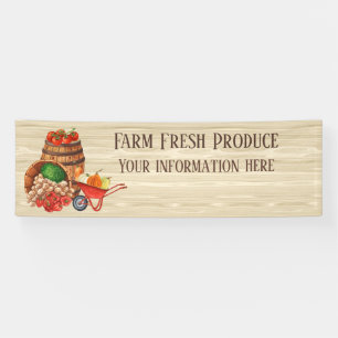Frische Erzeugnisse aus landwirtschaftlichen Betri Banner