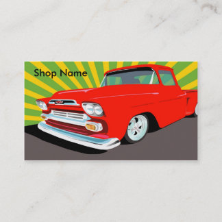 Frische Farbe Visitenkarte