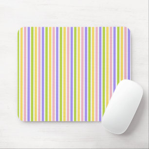 Frische farbenfrohe gestreifte abstrakte Stil Must Mousepad