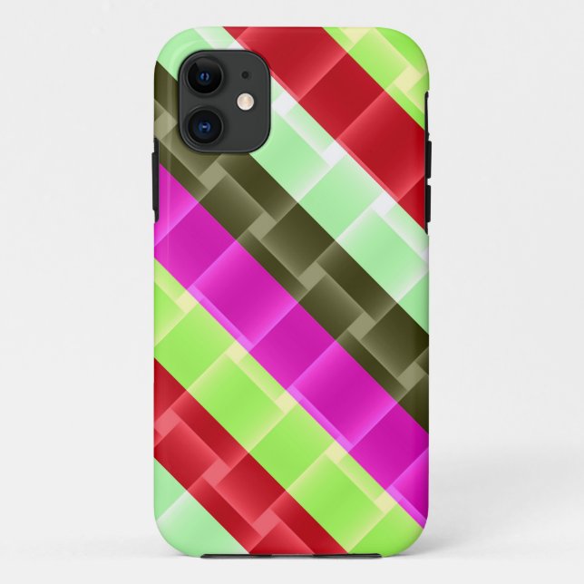 Frische Farbstreifen, modernes Design 2 Case-Mate iPhone Hülle (Rückseite)