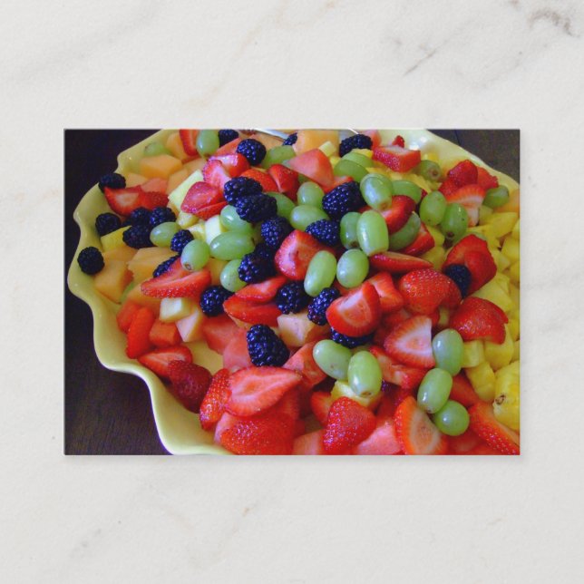 Frische Frucht-Visitenkarte Visitenkarte (Vorderseite)