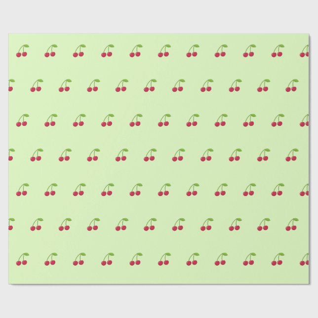 Frische Früchte  Geschenkpapier (Flach)