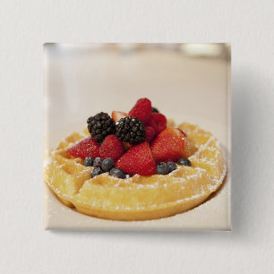 Frische Fruchtwaffel Button