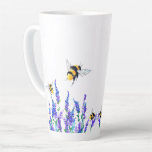 Frische Frühlingsblumen und Tasse der Bienen