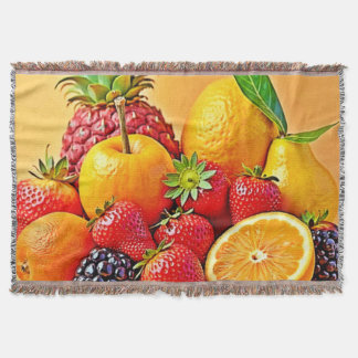 Frische Fülle: Lebendiges Frucht Erntes Design Decke