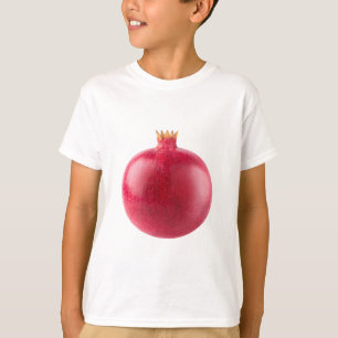 Frische ganze rote Granatapfelfrucht Gesundes Lebe T-Shirt