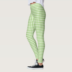 Frische Gingham Karo-Muster Leggings