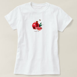 Frische Granatapfel-Ästhetik trendiger Sommer T-Shirt