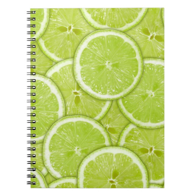 Frische grüne Limon Notizblock (Vorderseite)