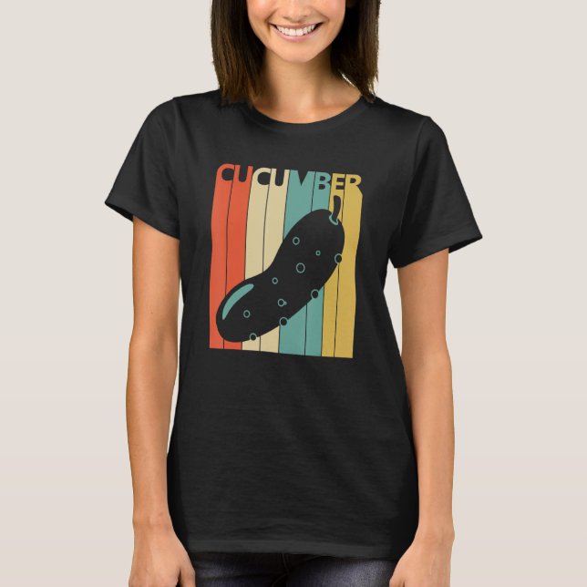 Frische Gurken-Gemüse T-Shirt (Vorderseite)
